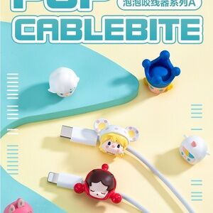 RARE pop mart exclusive figure pop cable bite labubu (one)